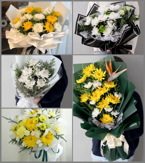 云南德宏州陇川县景罕镇白事花束代送